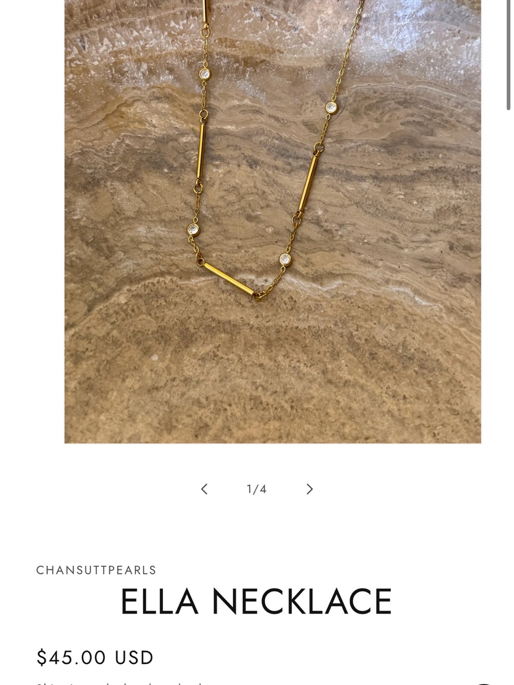 ChansuttPearls Ella Necklace - Picture 4 of 4